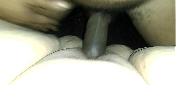  Big black cock beats fat white pussy up